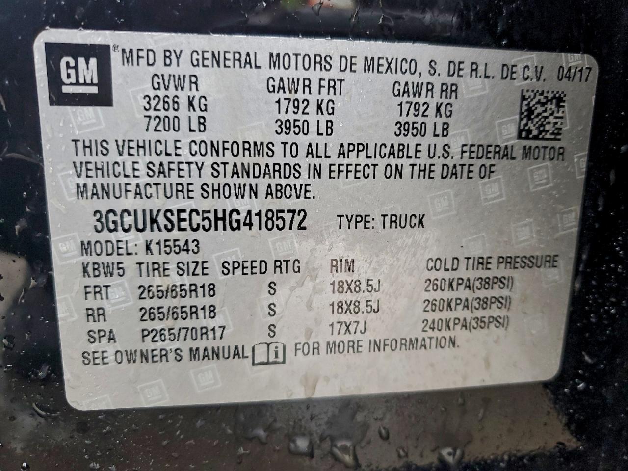 2017 Chevrolet Silverado K1500 ltz