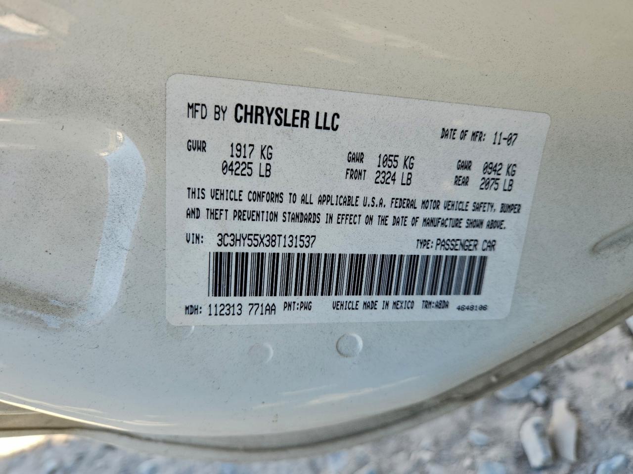 2008 Chrysler Pt Cruiser Touring