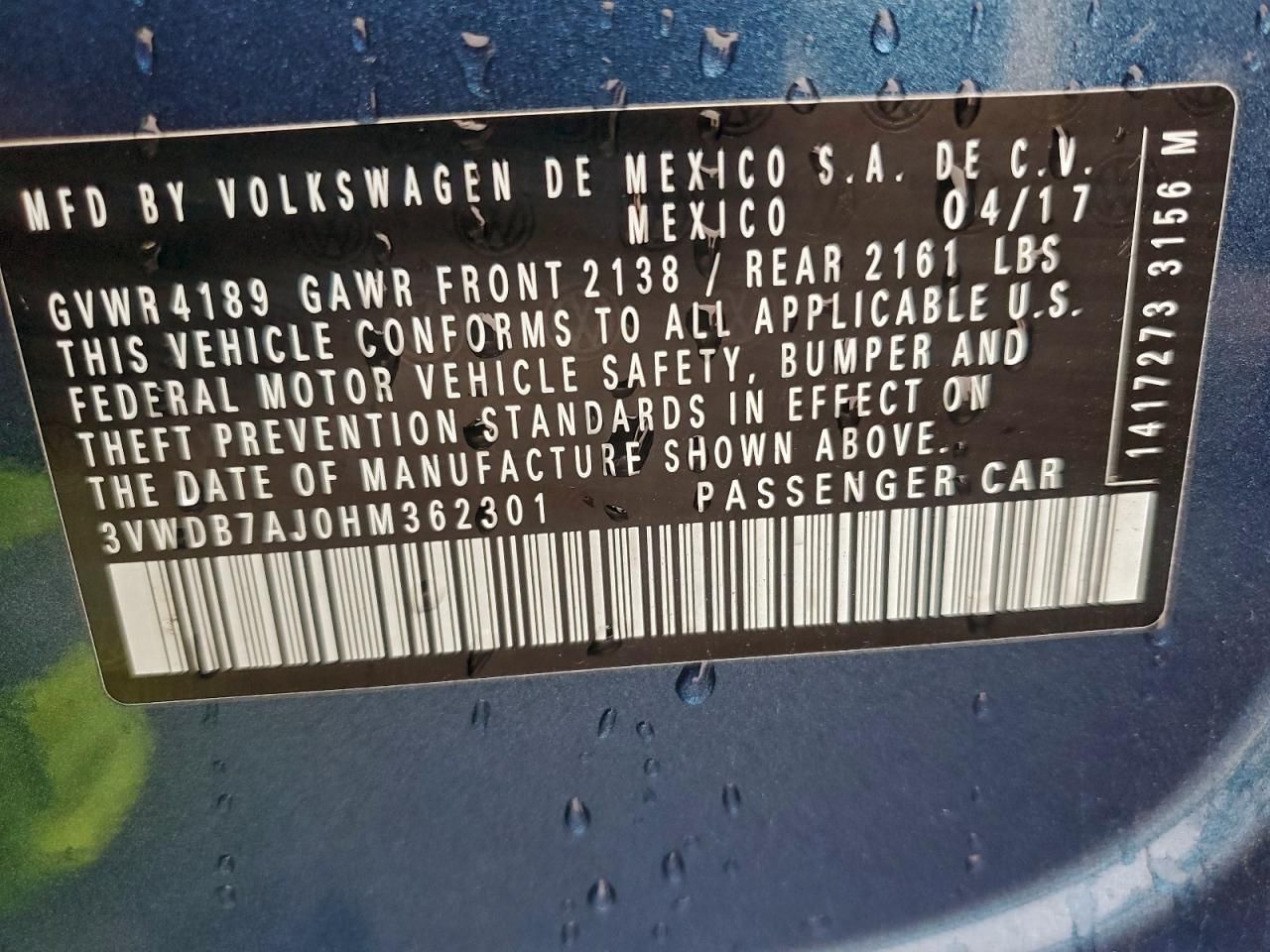 2017 Volkswagen Jetta se