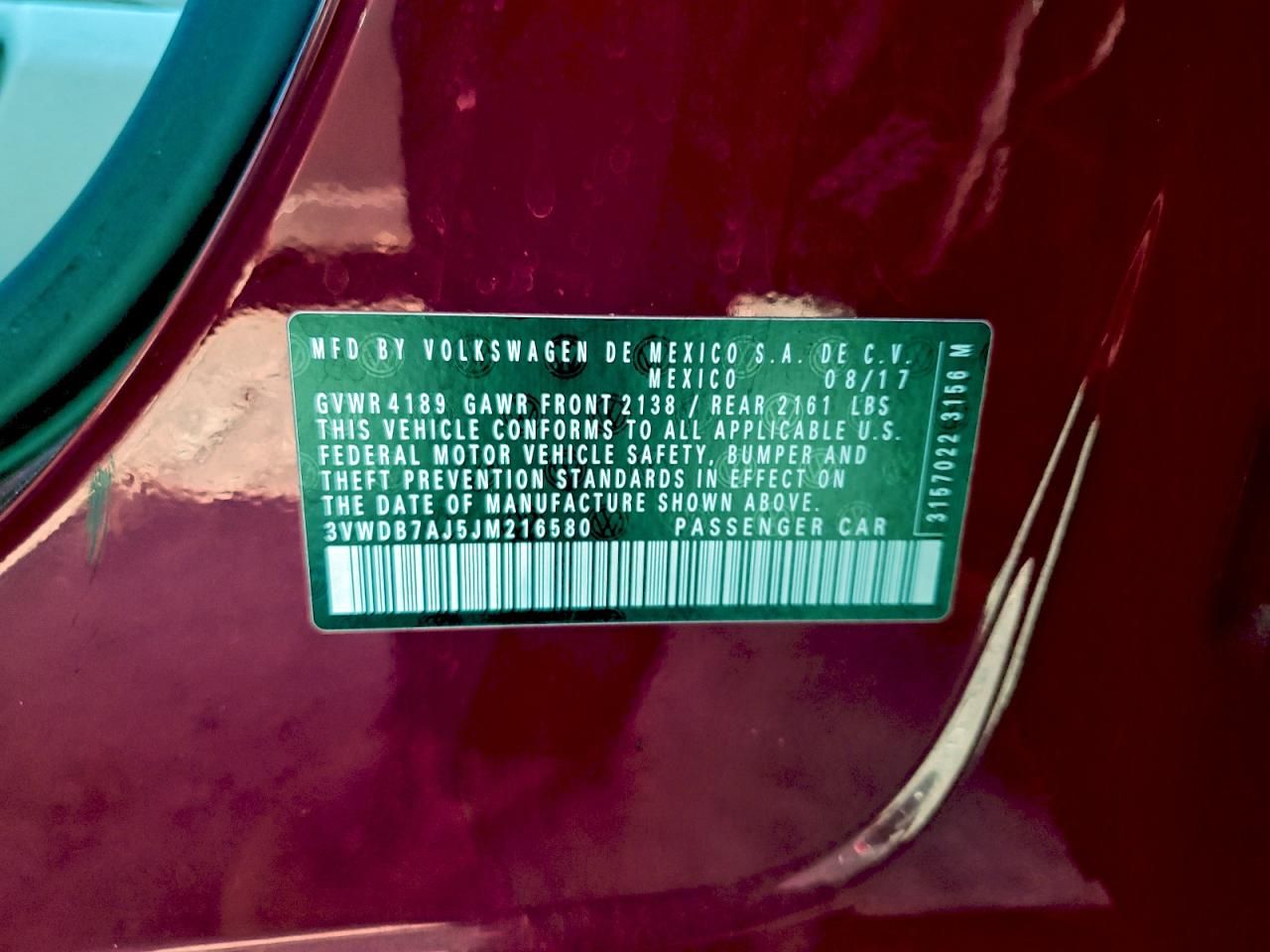 2018 Volkswagen Jetta se