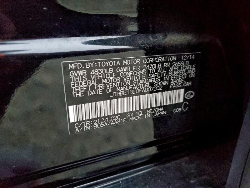 2015 Lexus Gs 350 Base