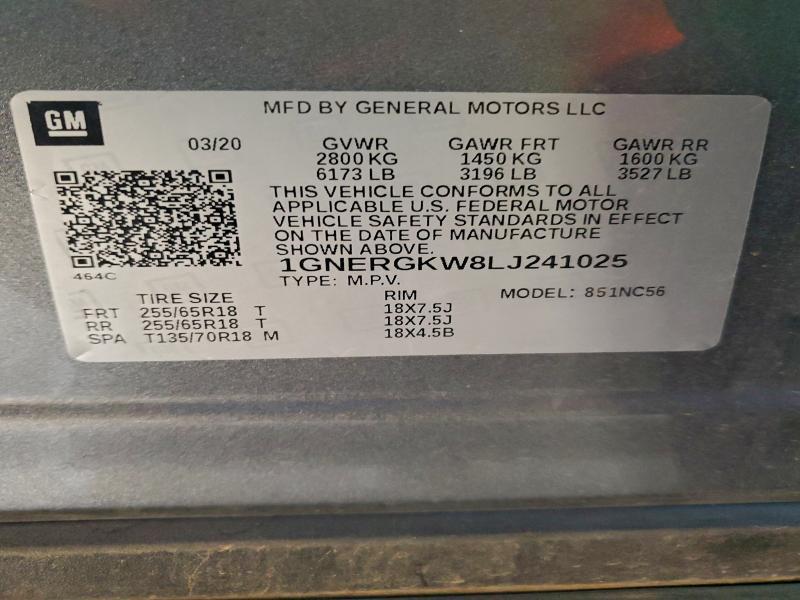 2020 Chevrolet Traverse lt