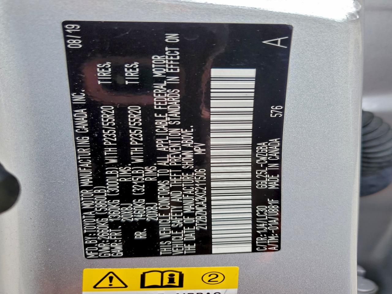 2019 Lexus Rx 350 Base