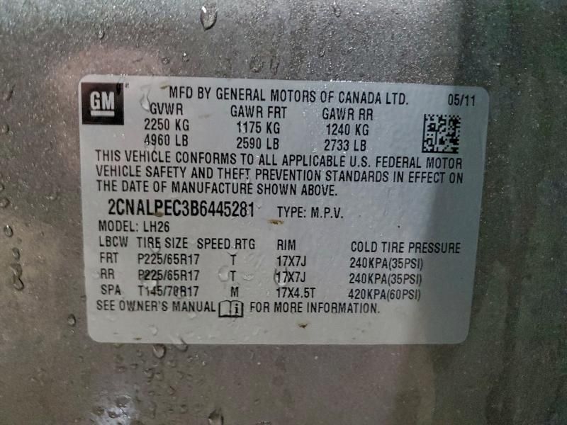 2011 Chevrolet Equinox lt