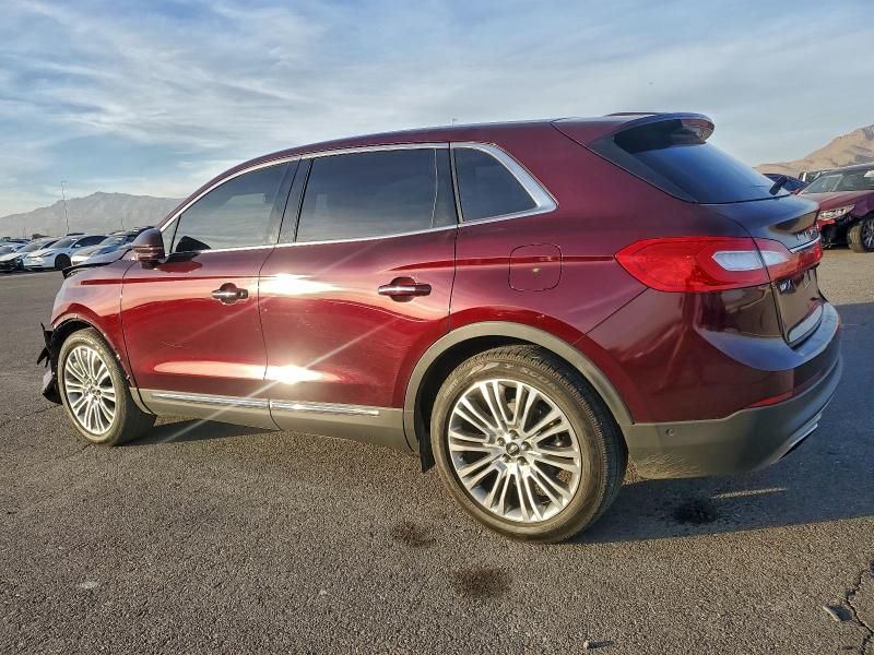 2018 Lincoln Mkx Reserve