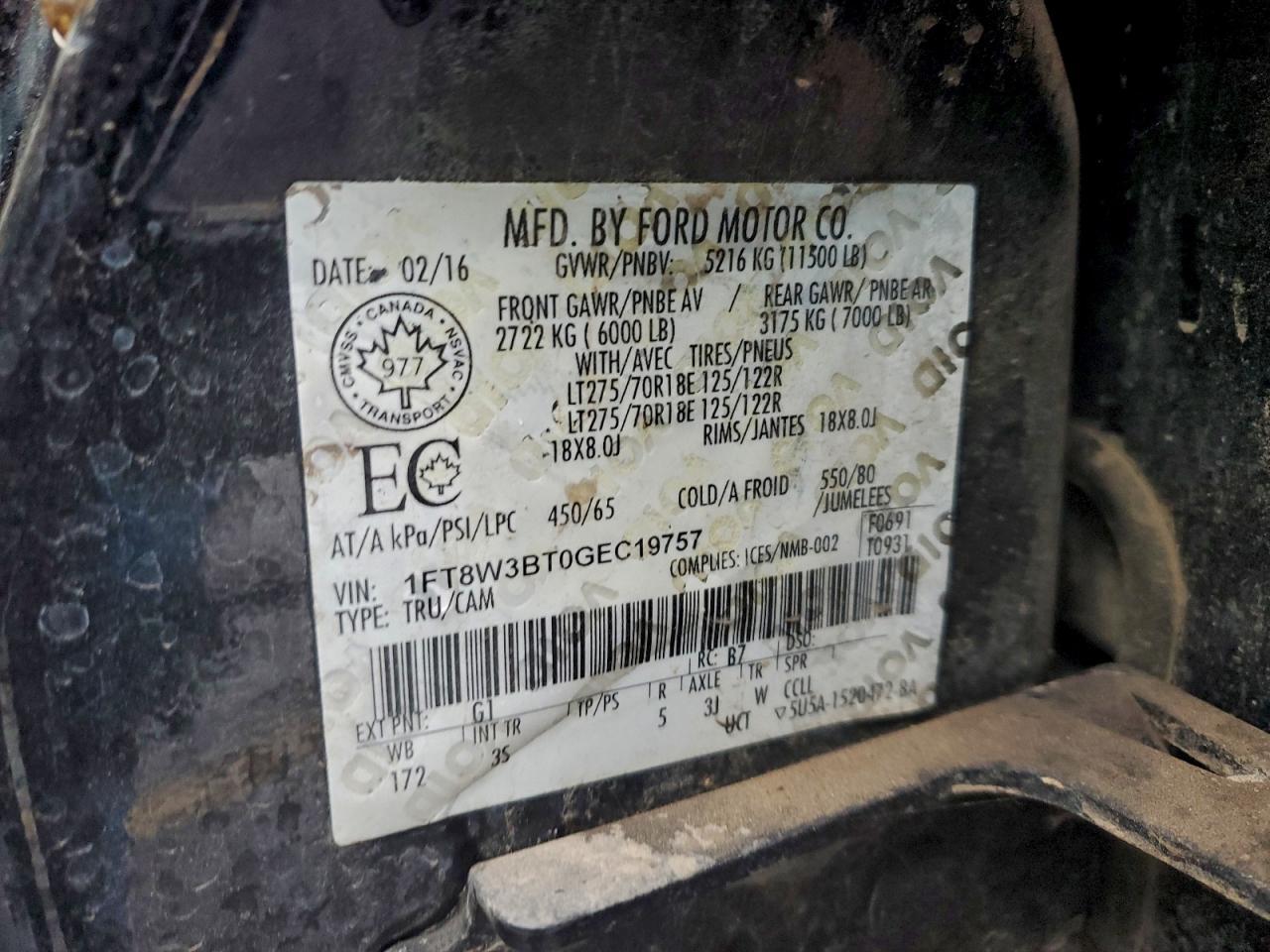 2016 Ford F350 Super Duty