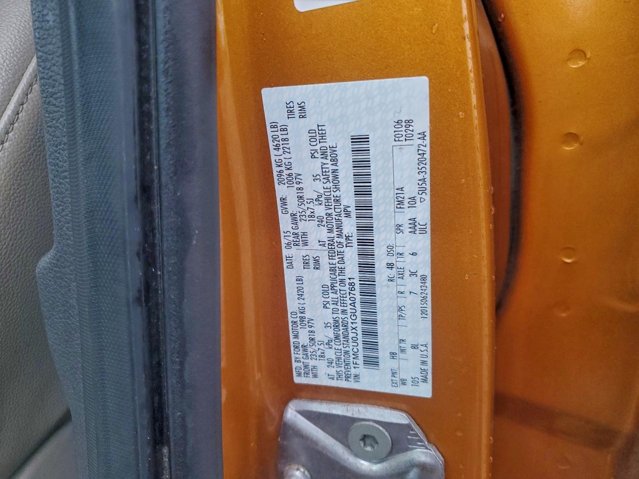 2016 Ford Escape Titanium