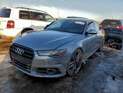 Salvage cars for sale from Copart Elgin, IL: 2017 Audi S6 Prestige
