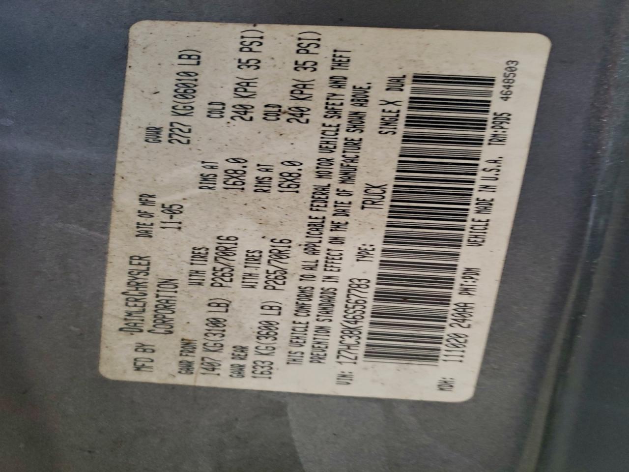 2006 Mitsubishi Raider Durocross