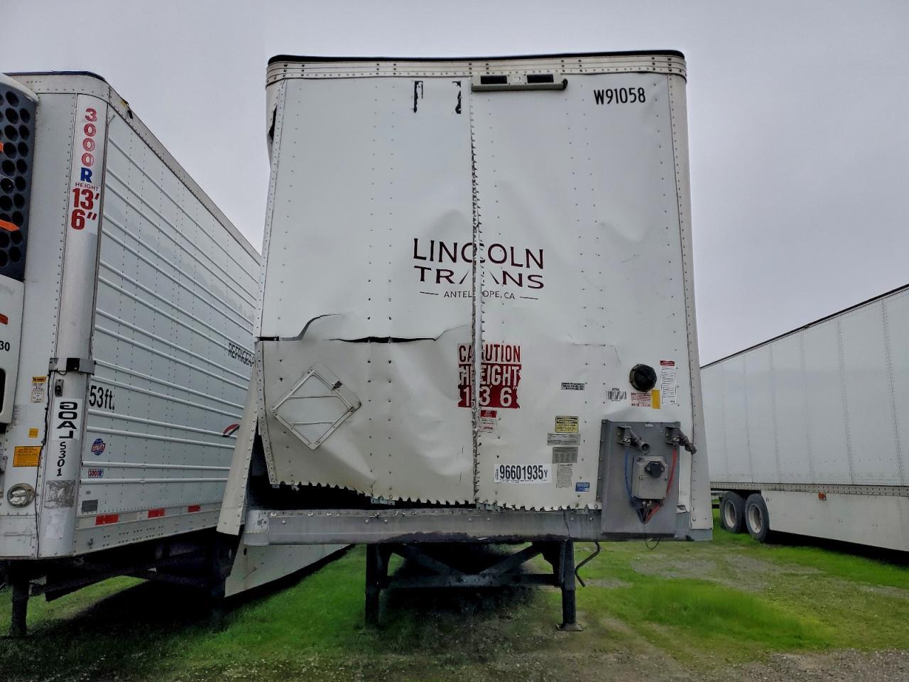 2021 Vanguard Dry van Trailer