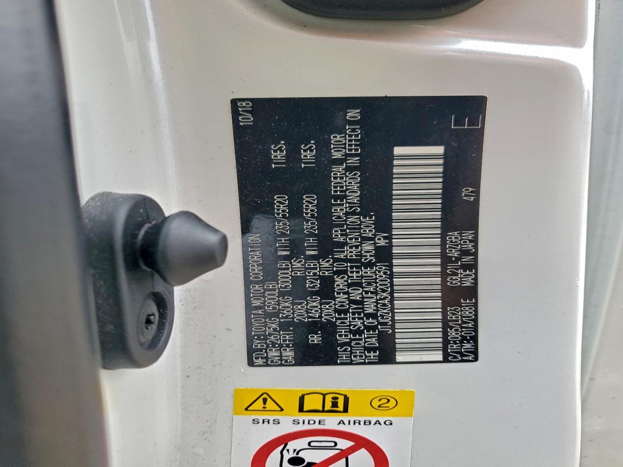 2019 Lexus Rx 350l Base