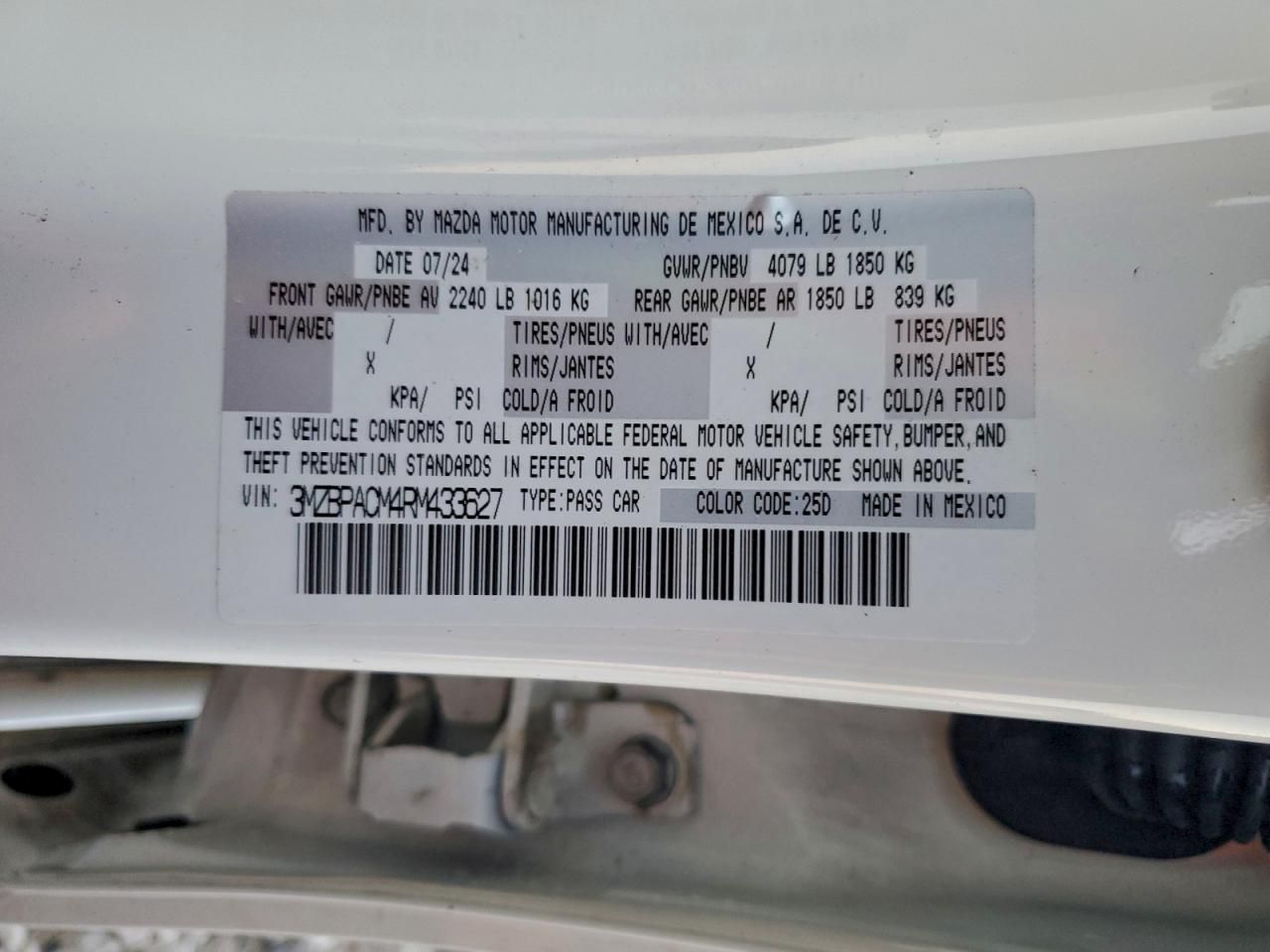 2024 Mazda 3 Preferred