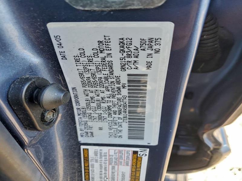 2005 Toyota 4runner