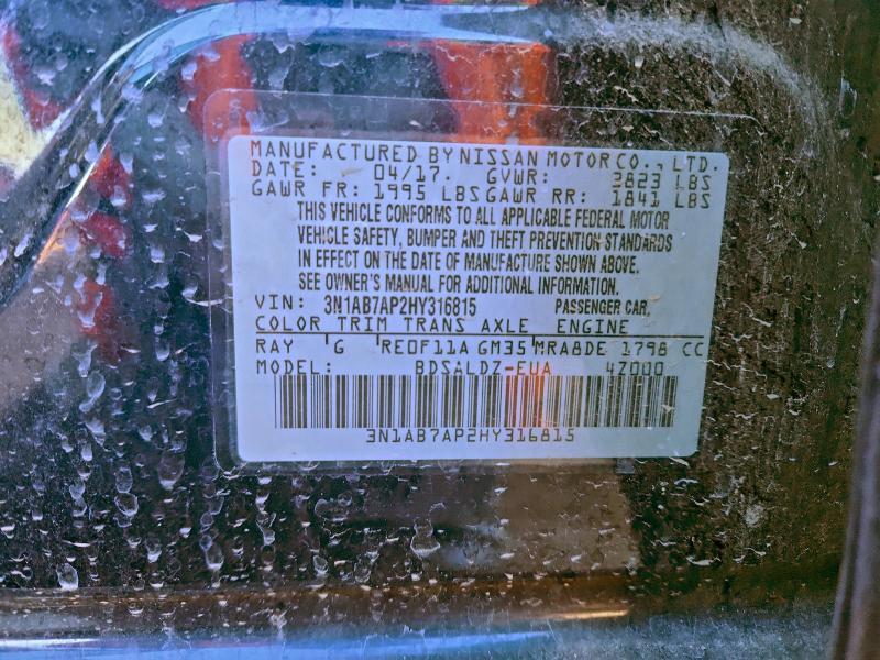 2017 Nissan Sentra s