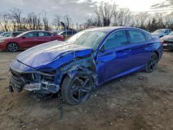 Vehiculos salvage en venta de Copart Baltimore, MD: 2022 Honda Accord Sport