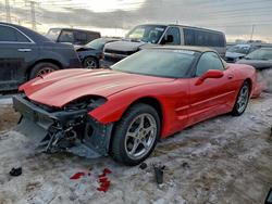 Chev salvage cars for sale: 2001 Chev Corvette