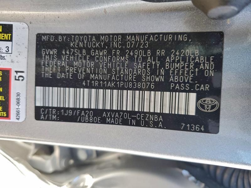 2023 Toyota Camry le