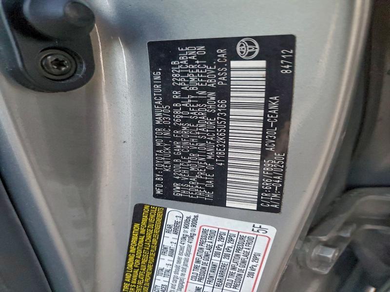 2005 Toyota Camry le
