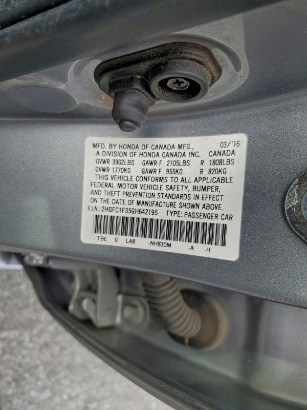 2016 Honda Civic ex
