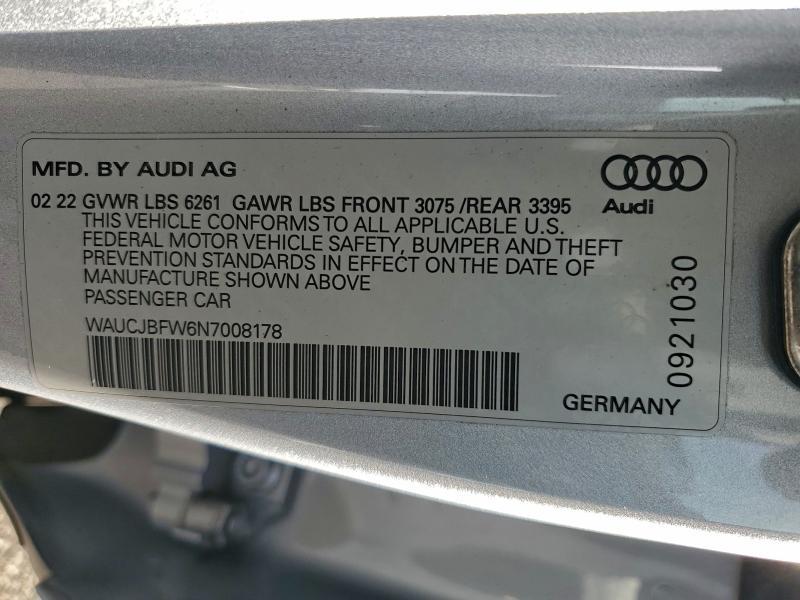 2022 Audi E-tron gt Premium Plus