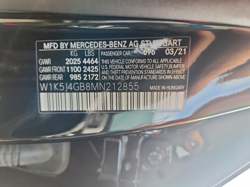 2021 Mercedes-Benz Cla 250