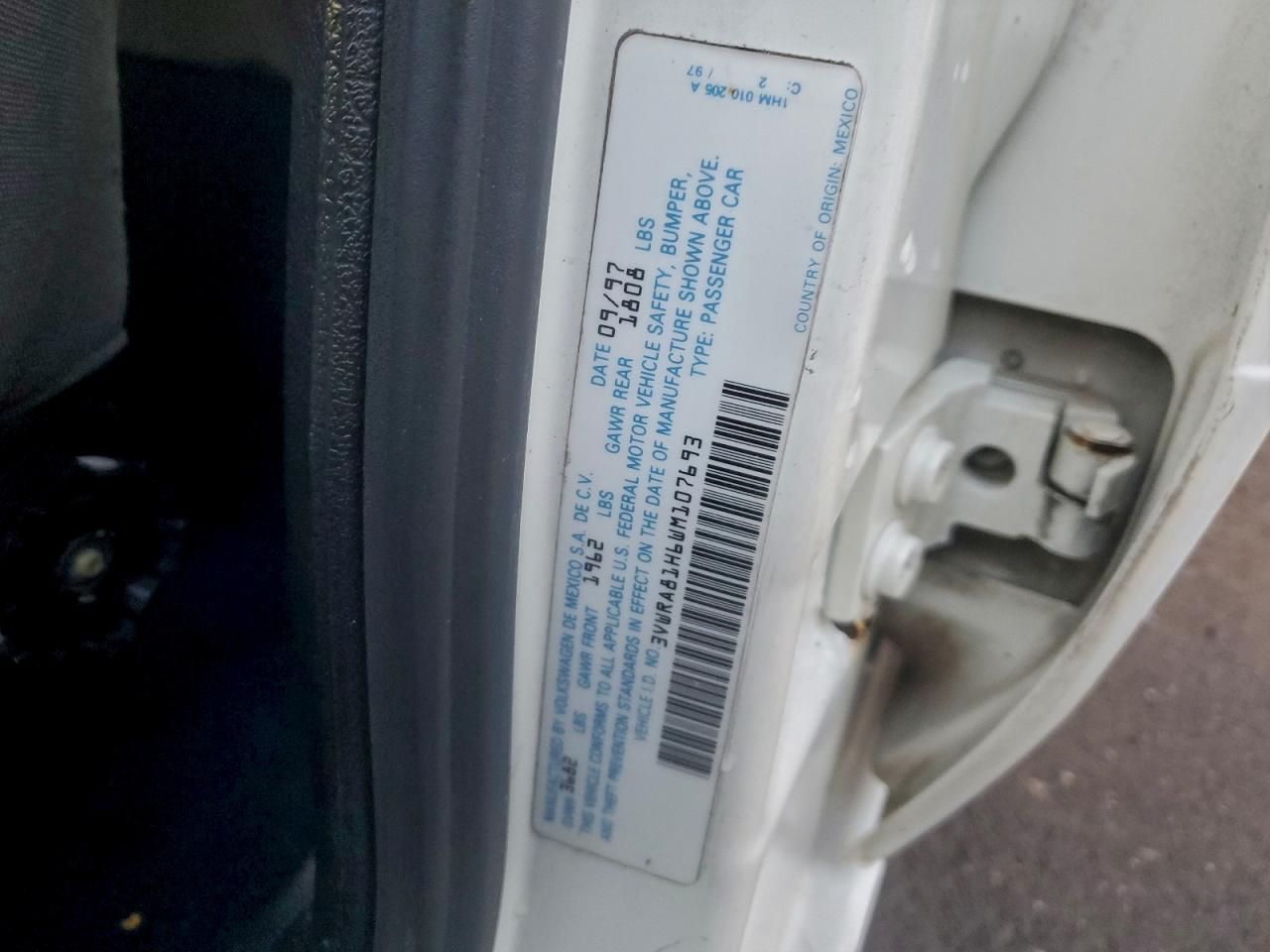 1998 Volkswagen Jetta gl