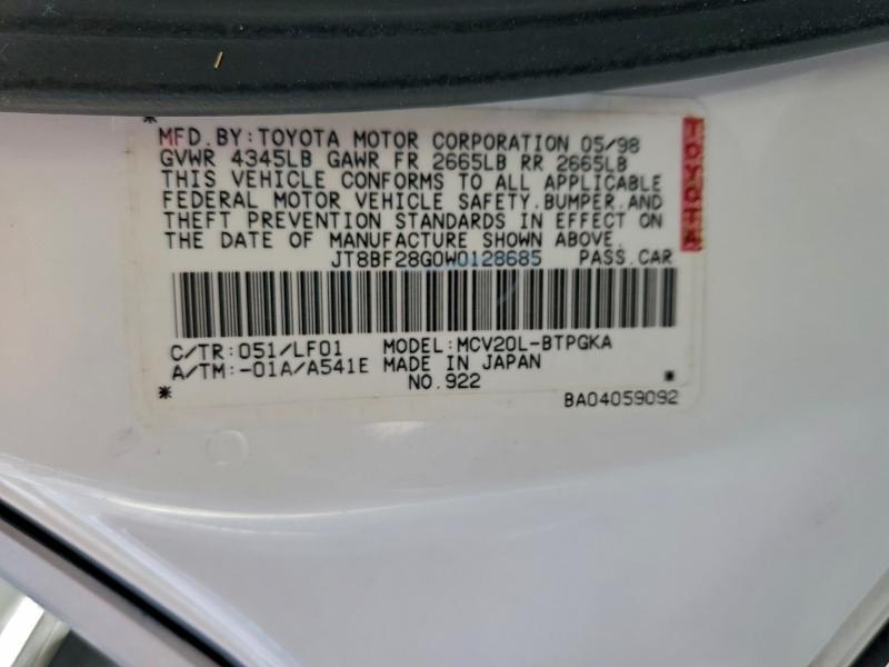 1998 Lexus Es 300