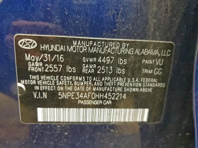 2017 Hyundai Sonata Sport