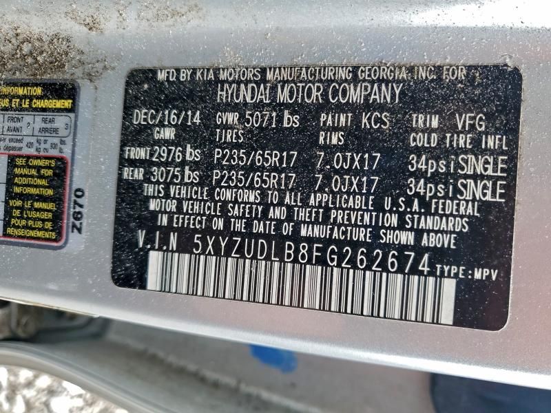 2015 Hyundai Santa fe Sport