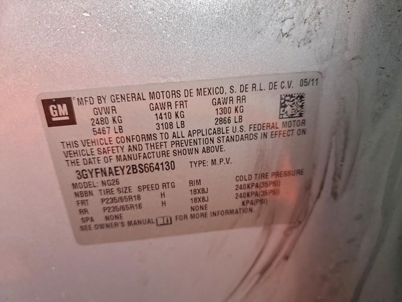 2011 Cadillac Srx Luxury Collection