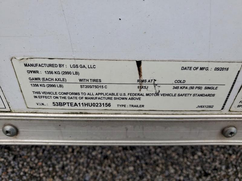 2017 Lgas Unknown-Enclosed Cargo Trailer