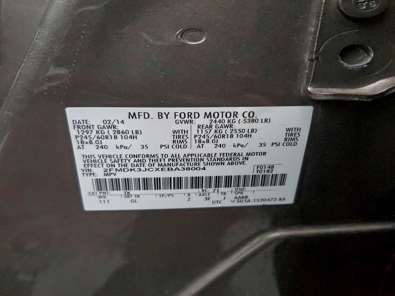 2014 Ford Edge sel