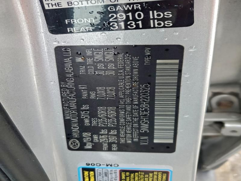 2008 Hyundai Santa fe se