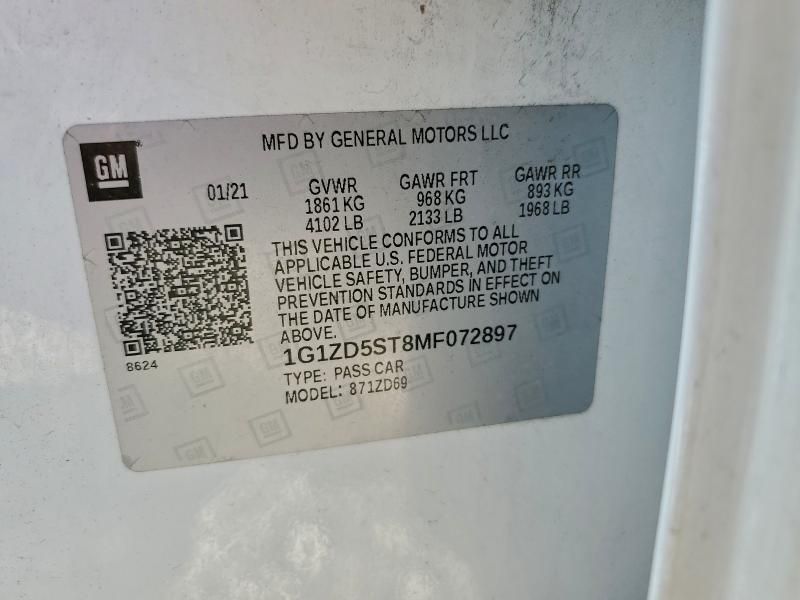 2021 Chevrolet Malibu lt