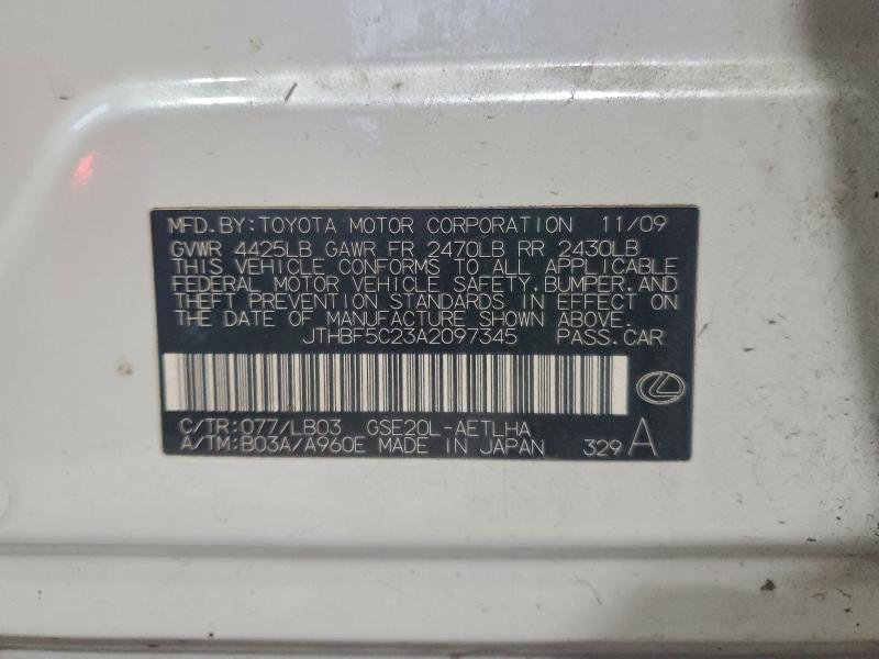 2010 Lexus Is 250