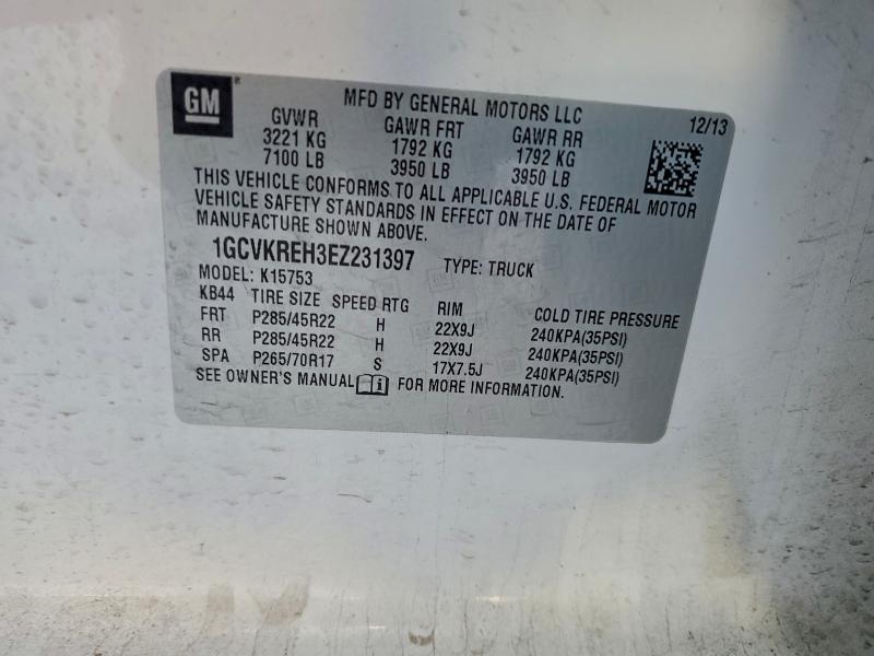 2014 Chevrolet Silverado K1500 lt