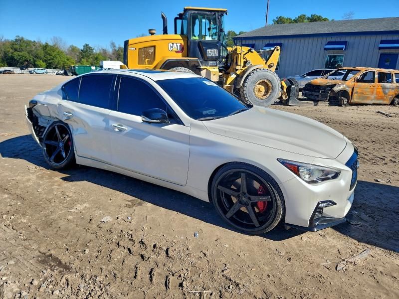 2023 Infiniti Q50 red Sport 400