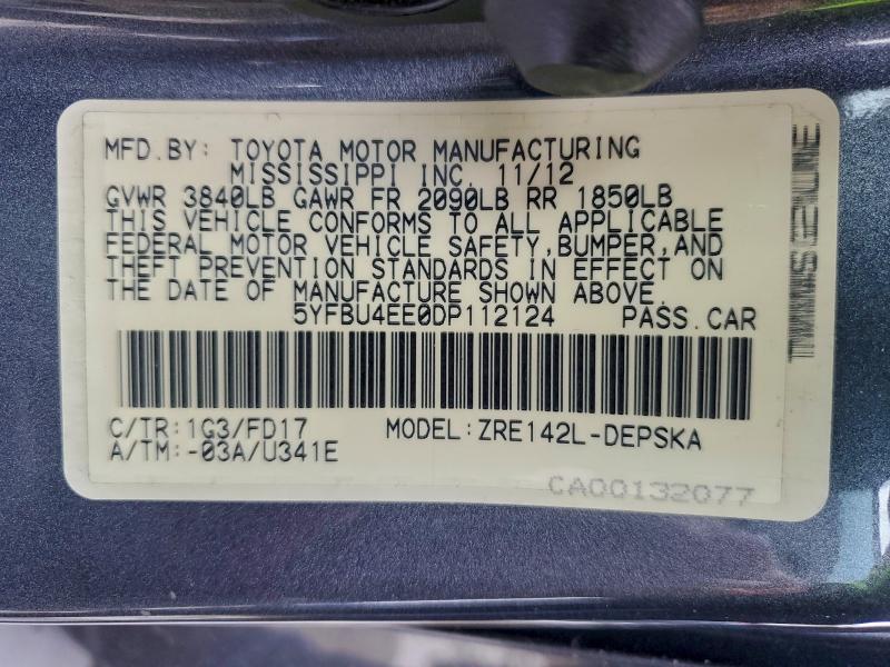 2013 Toyota Corolla