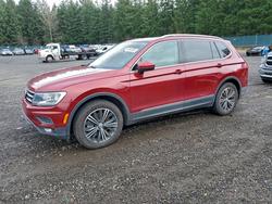 Salvage cars for sale from Copart Graham, WA: 2019 Volkswagen Tiguan se