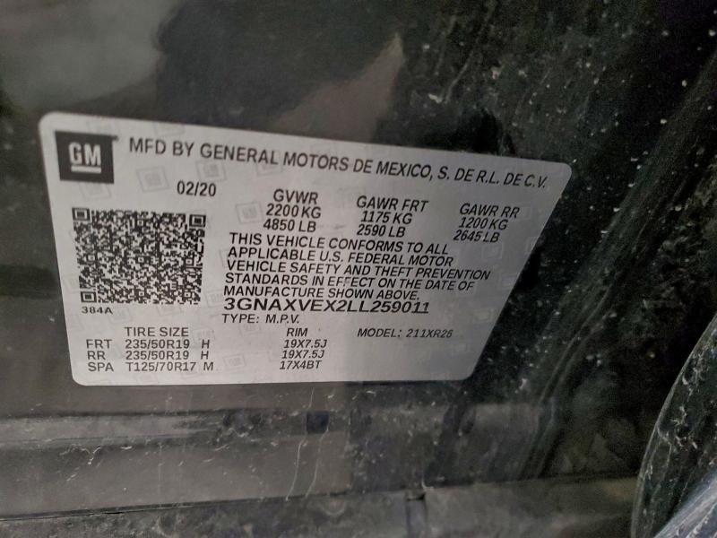 2020 Chevrolet Equinox lt