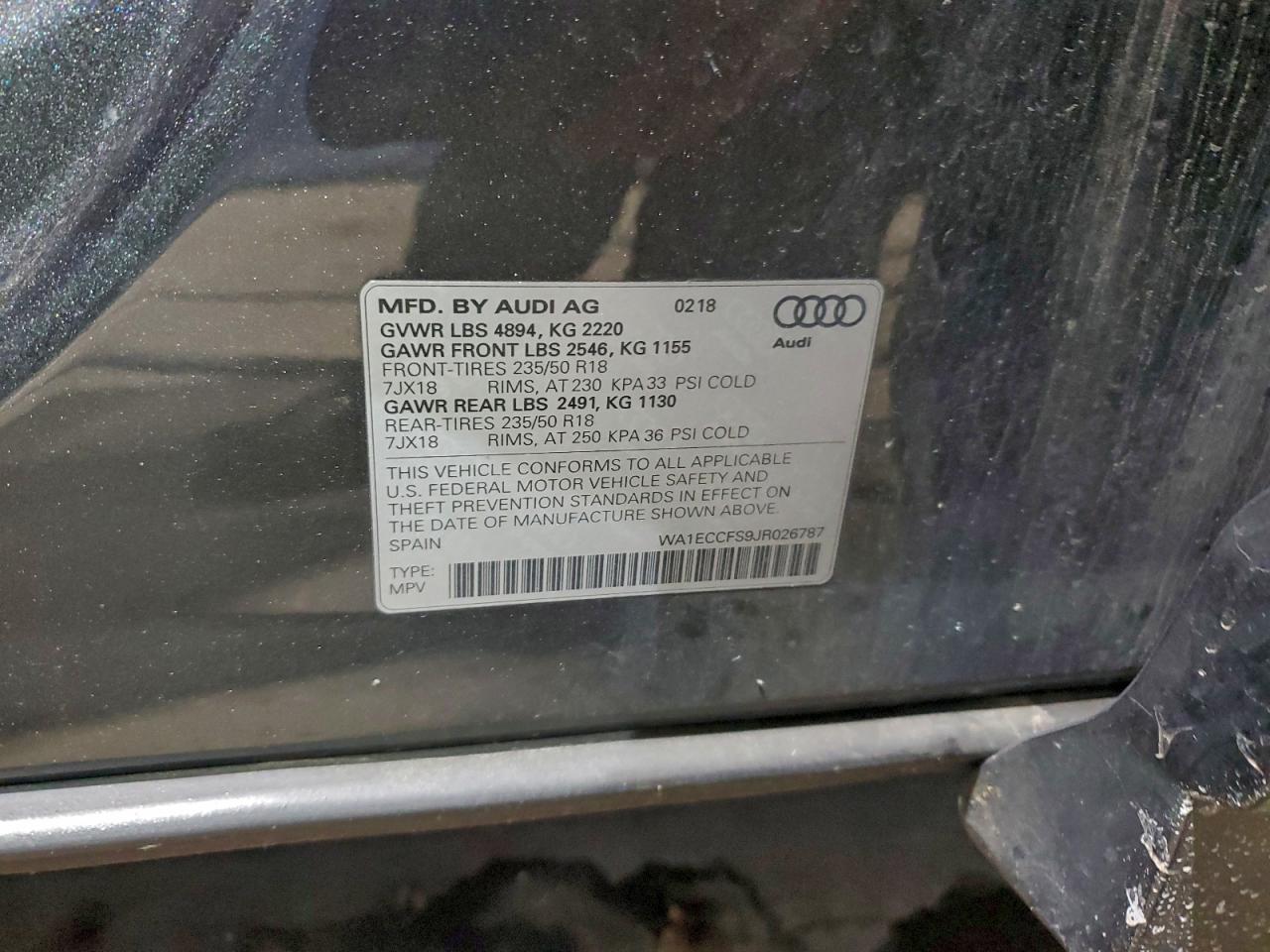 2018 Audi Q3 Sport Premium