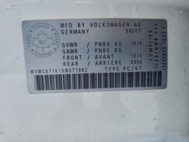 2008 Volkswagen Rabbit