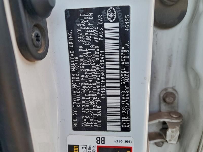 2019 Toyota Avalon xle