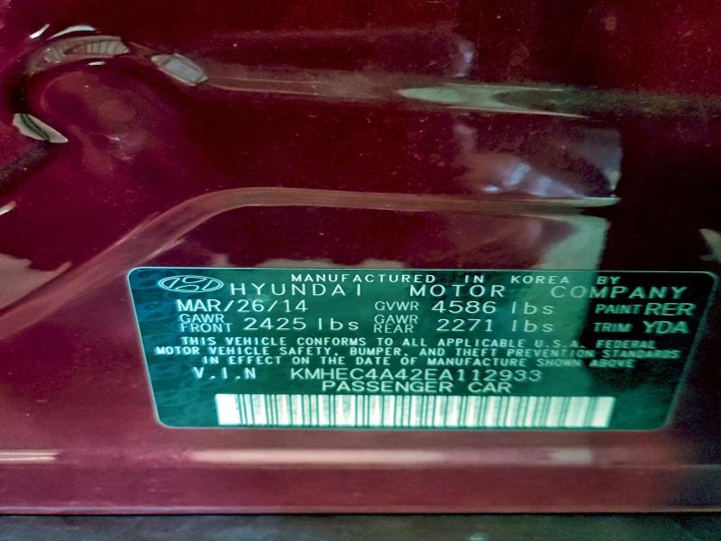 2014 Hyundai Sonata Hybrid