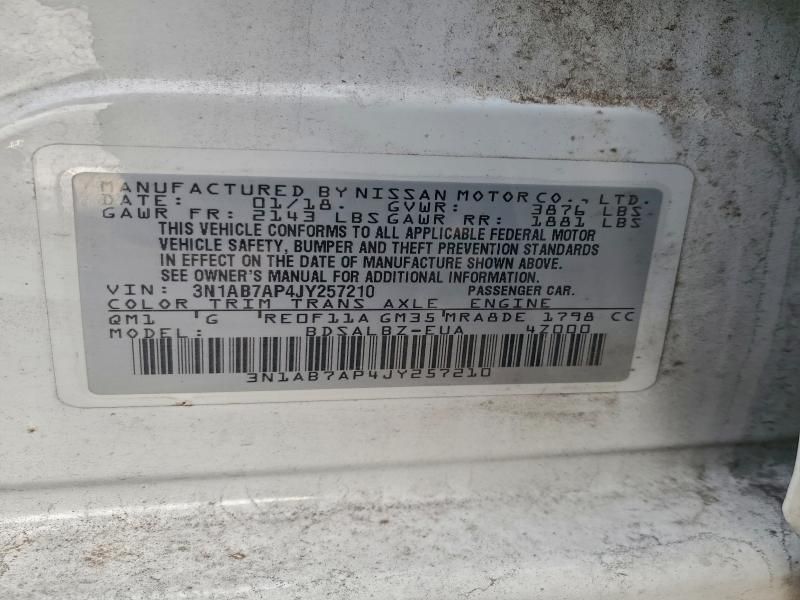 2018 Nissan Sentra s