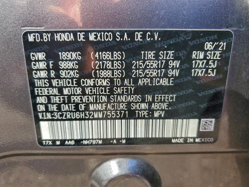 2021 Honda Hr-v lx