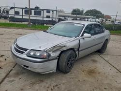 Salvage cars for sale from Copart Sacramento, CA: 2001 Chevrolet Impala