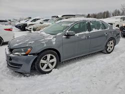 Salvage cars for sale from Copart Wayland, MI: 2014 Volkswagen Passat se