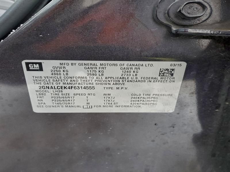 2015 Chevrolet Equinox lt