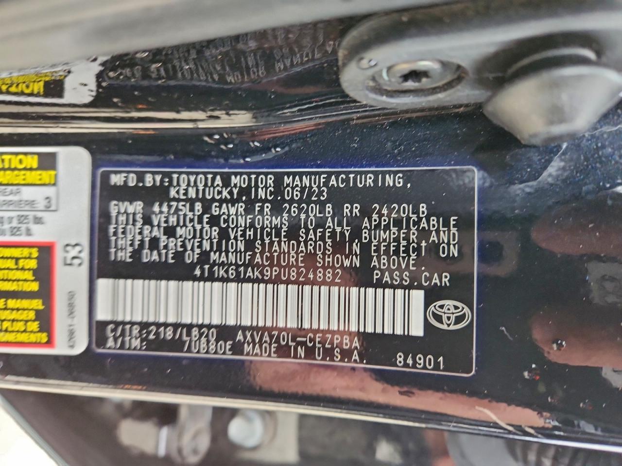 2023 Toyota Camry xse